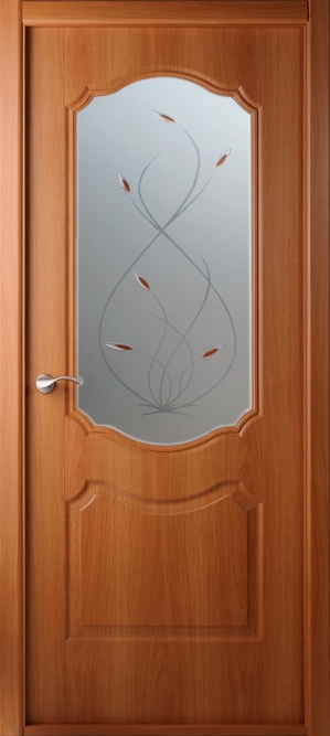 Межкомнатная дверь Belwooddoors Перфекта со стеклом Миланский Орех