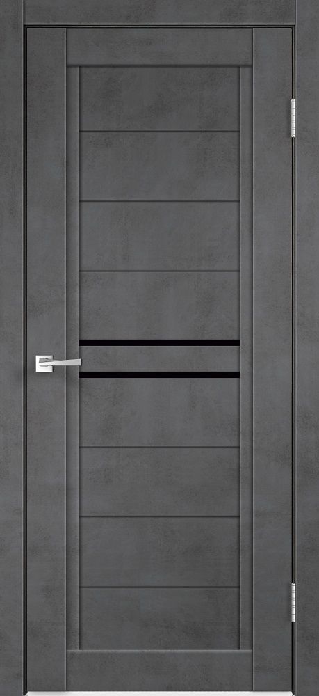 картинка Межкомнатная дверь Next 2 Муар Темно-Серый магазин Дверкин 
