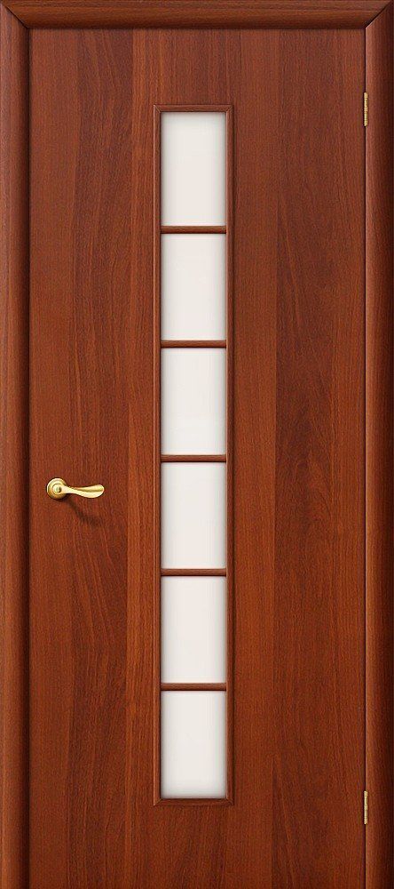 картинка Межкомнатная ламинированная дверь 2С Итальянский Орех - Сатинато Белое магазин Дверкин 
