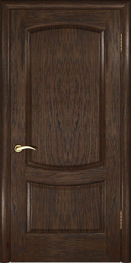 картинка Межкомнатная дверь Люксор Лаура-2 Мореный Дуб магазин Дверкин 