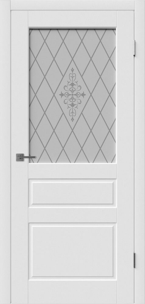 картинка Дверь межкомнатная крашенная Chester Polar Эмаль Белая - White Art магазин Дверкин 