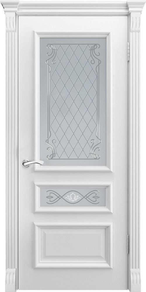 картинка Межкомнатная дверь Калипсо Эмаль Белая - Матовое магазин Дверкин 