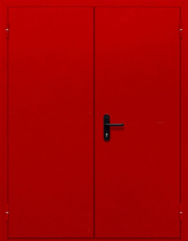 картинка Двупольная глухая дверь ДПМ-02-EI60 (Красная) от магазина Дверкин