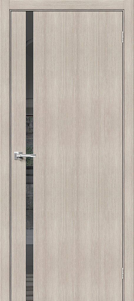 картинка Межкомнатная дверь Браво-1.55 Экошпон Cappuccino Melinga - Mirox Grey от магазина Дверкин