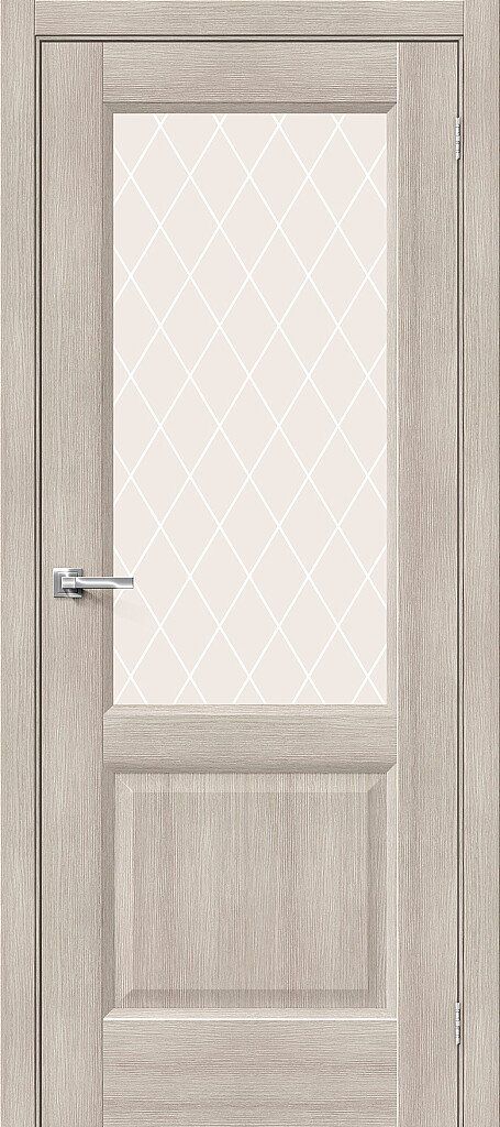 картинка Межкомнатная дверь Неоклассик-33 Cappuccino Melinga - White Сrystal от магазина Дверкин