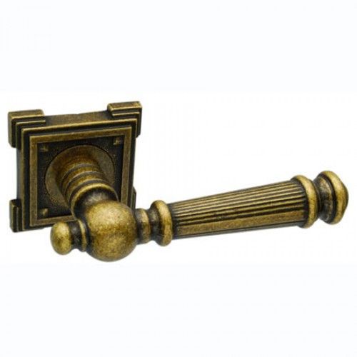 картинка Дверная ручка раздельная Castello VQ212 Aged Bronze Состаренная Бронза магазин Дверкин 
