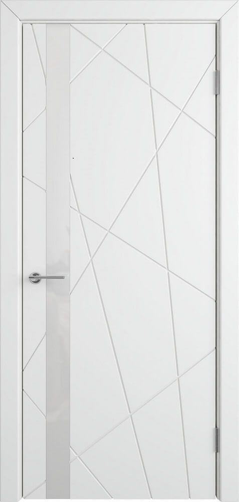 картинка Межкомнатная дверь Flitta Polar Эмаль Белая - White Gloss от магазина Дверкин