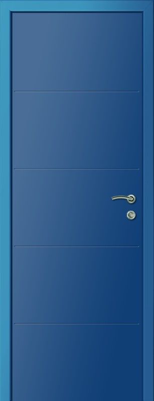 картинка Межкомнатная дверь KAPELLI multicolor Ф4Г RAL 5010 Синий магазин Дверкин 