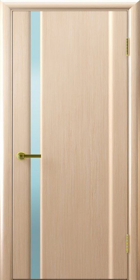картинка Межкомнатная дверь Люксор Синай-1 Беленый Дуб - Сатинато магазин Дверкин 