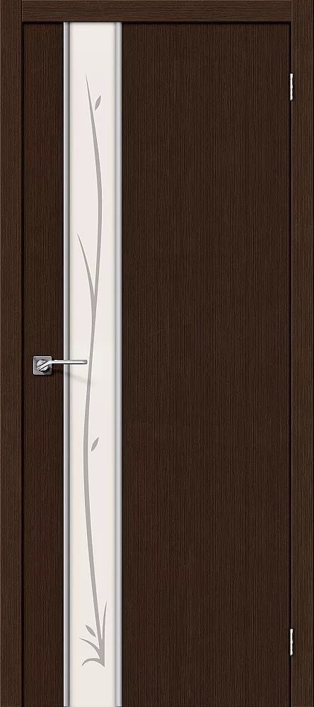 картинка Межкомнатная дверь Глейс-1 Twig 3D Wenge магазин Дверкин 