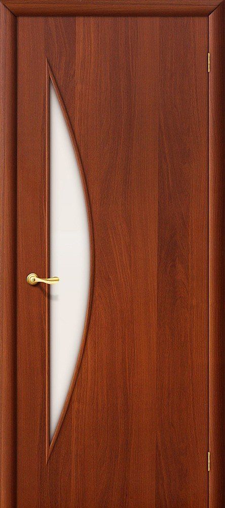 картинка Межкомнатная ламинированная дверь 5С Итальянский Орех - Сатинато Белое магазин Дверкин 