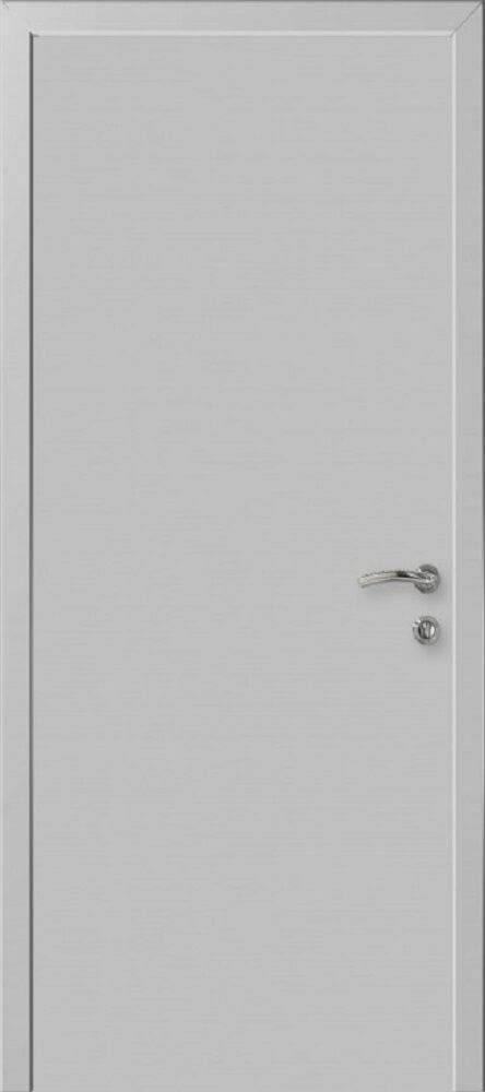 картинка Пластиковая межкомнатная дверь KAPELLI Classic Серый 7035 Моноколор Гладкий магазин Дверкин 