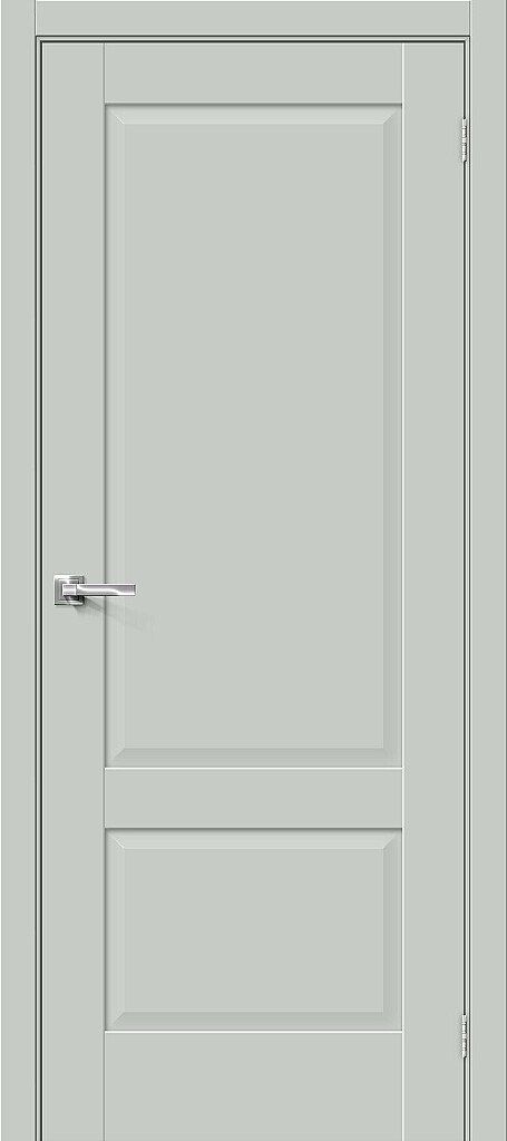 картинка Межкомнатная дверь Эмалит Прима-12 Grey Matt магазин Дверкин 