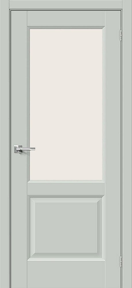 картинка Межкомнатная дверь Dverkin Белла 2 Серый - Сатинато от магазина Дверкин