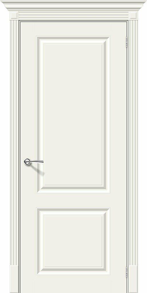картинка Крашенная межкомнатная дверь Скинни-12 Эмаль Whitey магазин Дверкин 