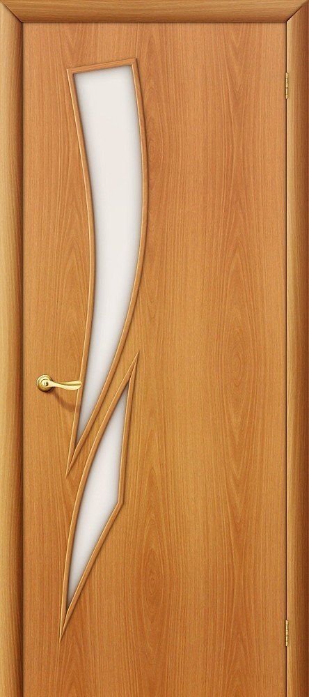 картинка Ламинированная межкомнатная дверь 8С Миланский Орех - Сатинато Белое магазин Дверкин 