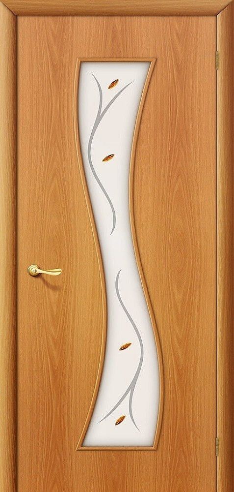 картинка Межкомнатная ламинированная дверь 11Ф Миланский Орех - Белое Художественное Фьюзинг от магазина Дверкин