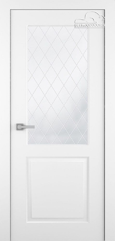 картинка Дверь межкомнатная крашенная Belwooddoors Alta ПО Эмаль белая магазин Дверкин 