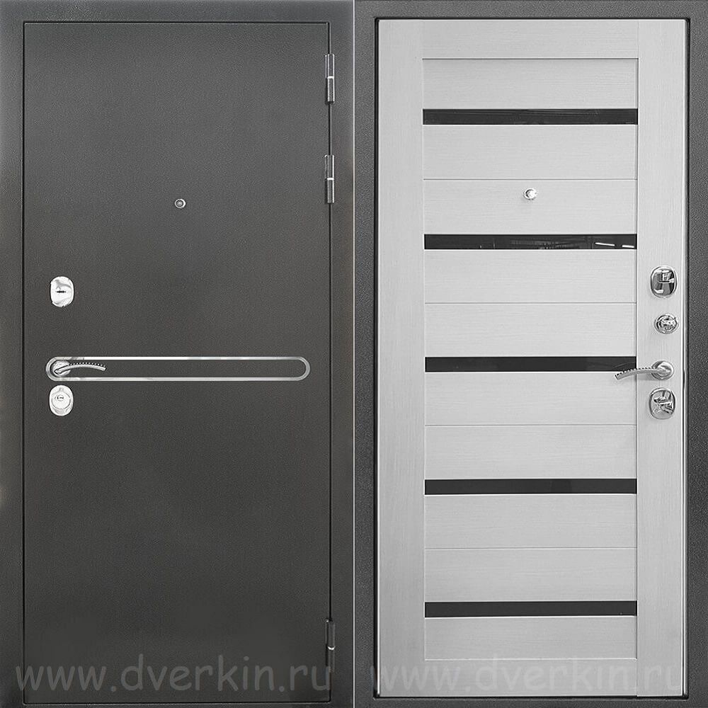 Входная металлическая дверь DVR-100 Дуб Белый 7X
