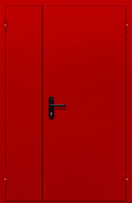 картинка Полуторная глухая дверь ДПМ-02-EI60 (Красная) от магазина Дверкин