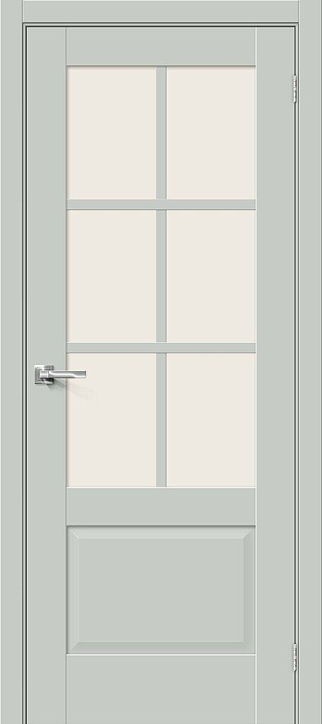 картинка Межкомнатная дверь Эмалит Прима-13.0.1 Grey Matt - Magic Fog магазин Дверкин 