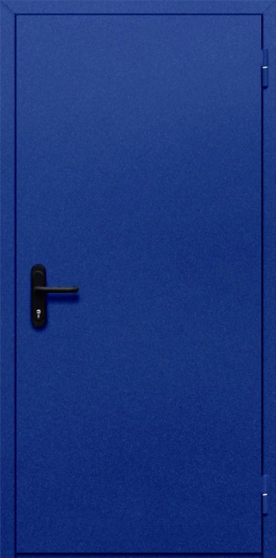 картинка Однопольная глухая дверь ДПМ-01-EI60 (Синяя) от магазина Дверкин