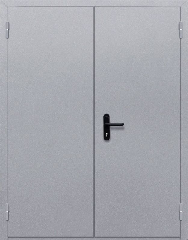 картинка Двупольная глухая дверь ДПМ-02-EI60 (Серая) магазин Дверкин 