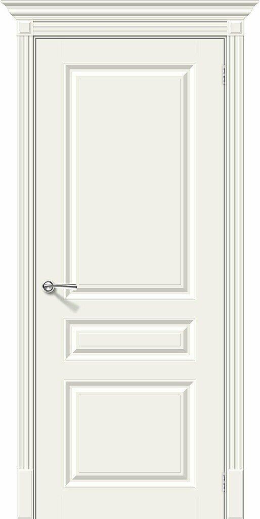 картинка Межкомнатная крашенная дверь Скинни-14 Эмаль Whitey магазин Дверкин 