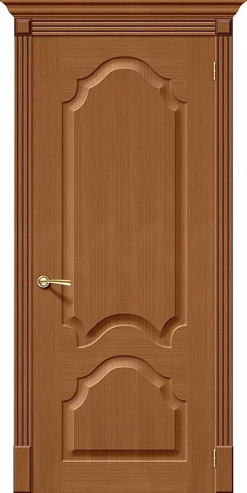 картинка Шпонированная дверь Афина Орех файн-лайн магазин Дверкин 