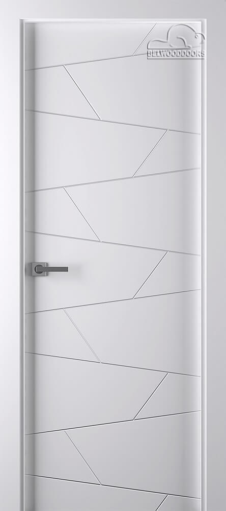 картинка Дверь межкомнатная крашенная Belwooddoors Svea ПГ Эмаль белая магазин Дверкин 