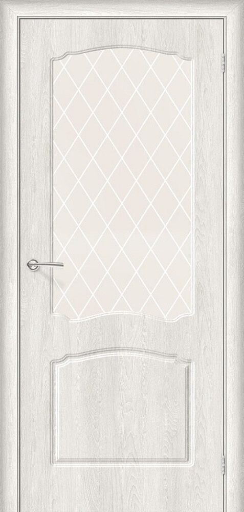 картинка Межкомнатная дверь Альфа-2 Casablanca - White Сrystal от магазина Дверкин