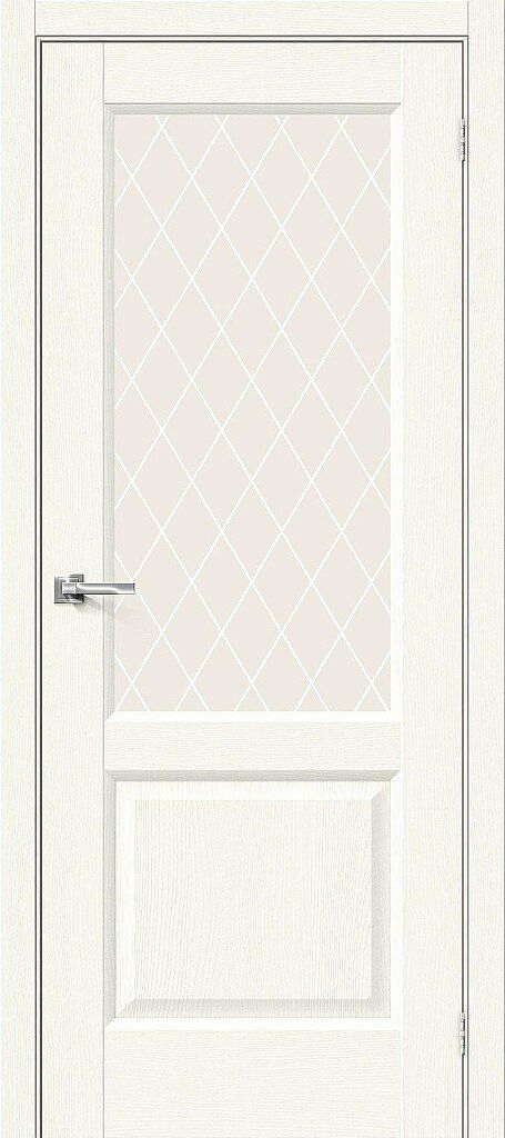 картинка Межкомнатная дверь Неоклассик-33 White Wood - White Сrystal магазин Дверкин 