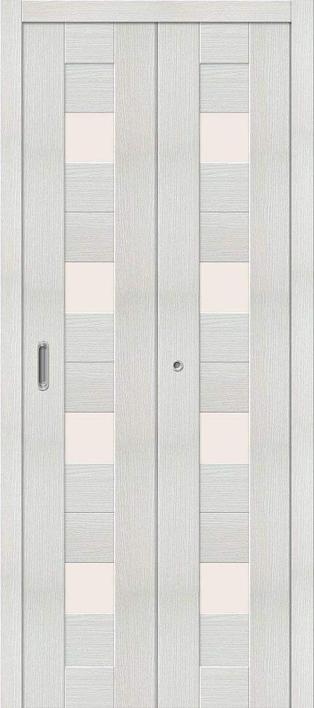 картинка Межкомнатная складная дверь Порта-23 Bianco Veralinga магазин Дверкин 