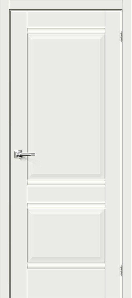 картинка Межкомнатная дверь Эмалит Прима-2 White Matt магазин Дверкин 