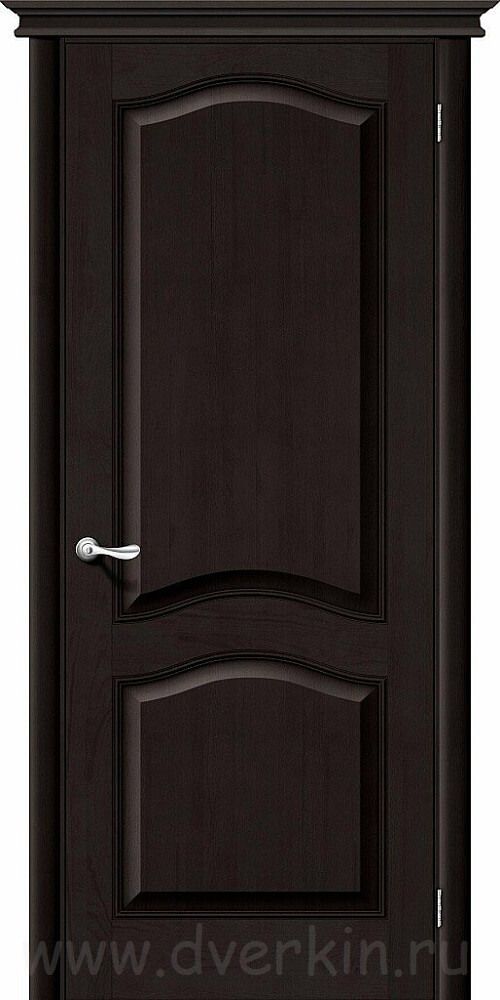 картинка Межкомнатная дверь из массива сосны М7 Темный Лак магазин Дверкин 