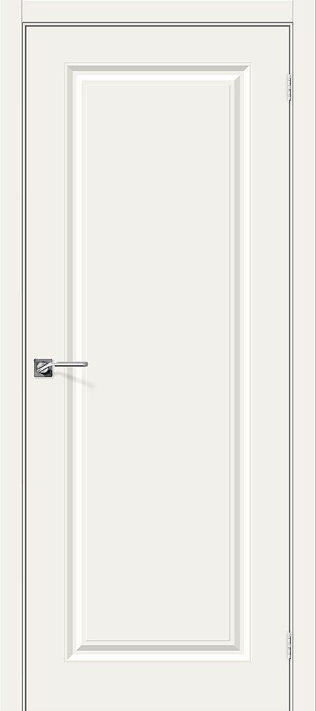 картинка Крашенная межкомнатная дверь Скинни-10 Эмаль Whitey магазин Дверкин 
