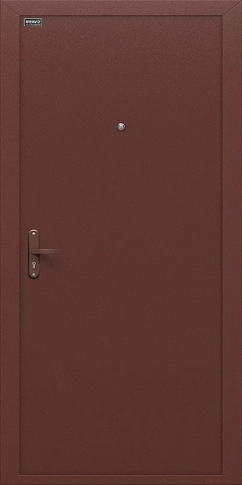 картинка Входная дверь Инсайд Эконом Антик Медь - Итальянский Орех магазин Дверкин 