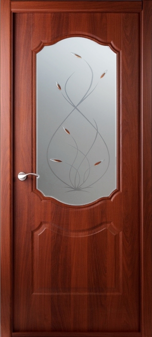 Межкомнатная дверь Belwooddoors Перфекта со стеклом Итальянский Орех