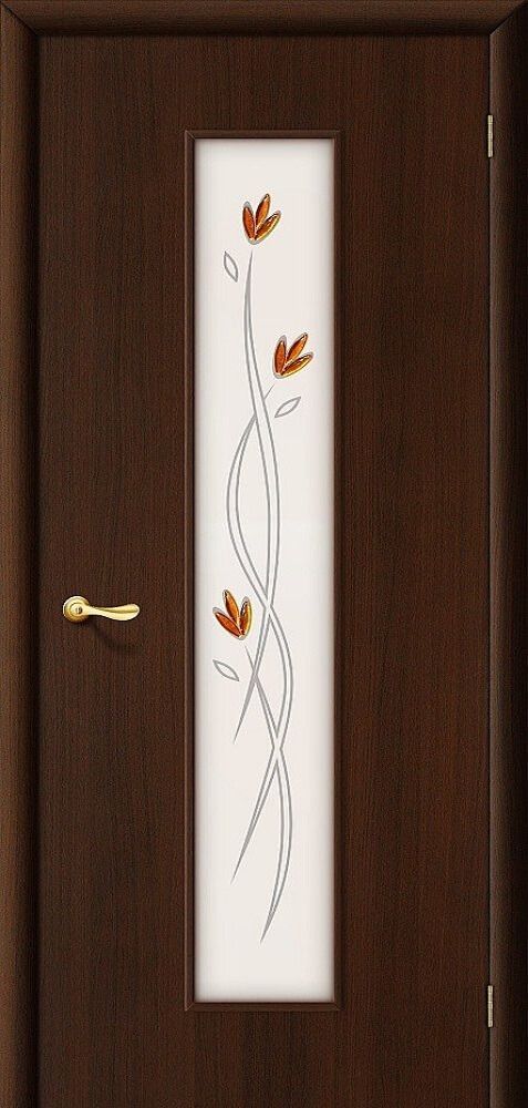 картинка Ламинированная межкомнатная дверь 22Х Венге - Белое Художественное Фьюзинг магазин Дверкин 