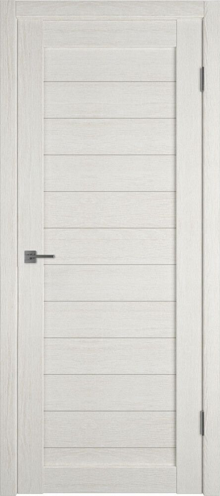 картинка Межкомнатная дверь с экошпоном Light 6 Latte L от магазина Дверкин