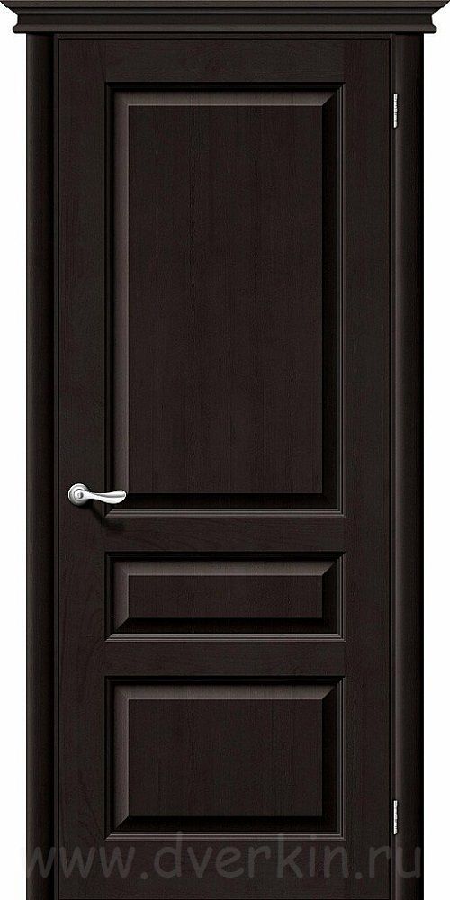 картинка Межкомнатная дверь из массива сосны М5 Темный Лак магазин Дверкин 