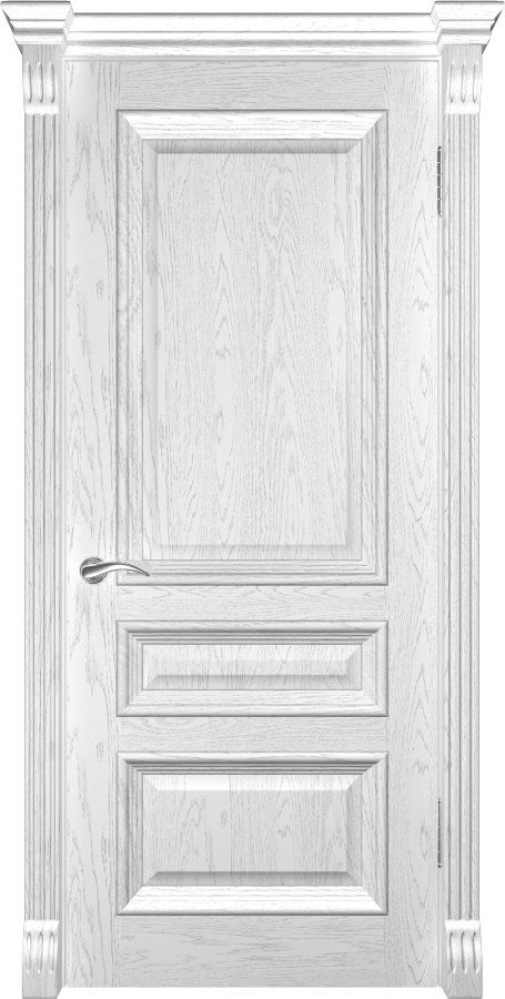 картинка Межкомнатная дверь Люксор Фараон-2 Дуб Белая Эмаль магазин Дверкин 