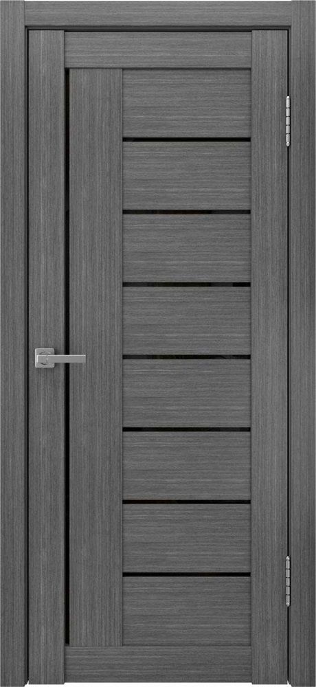 картинка Межкомнатная дверь Dverkin Джайв Дуб Серый - Черный Лак от магазина Дверкин