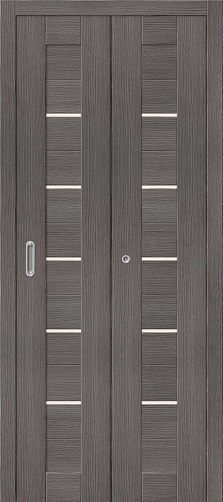 картинка Межкомнатная складная дверь Порта-22 Grey Veralinga магазин Дверкин 