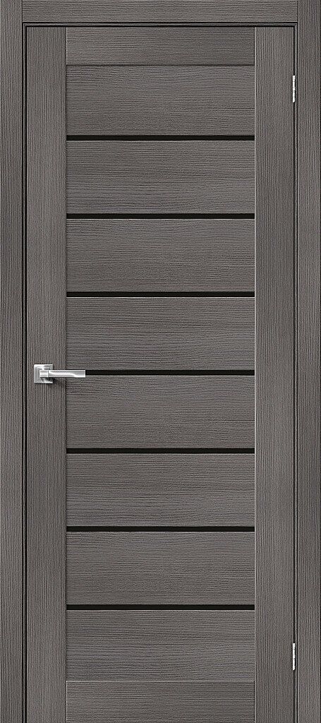 картинка Межкомнатная дверь Браво-22 Grey Melinga - Black Star от магазина Дверкин