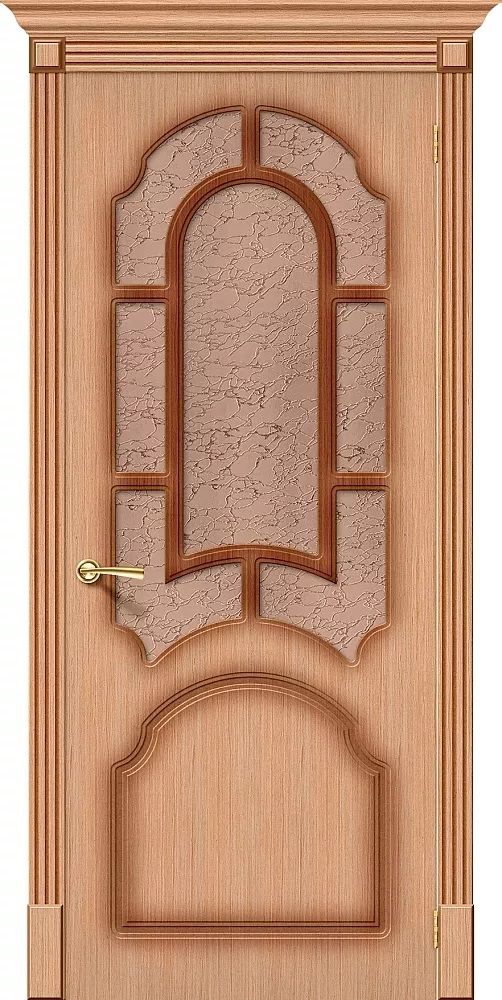 картинка Межкомнатная дверь файн-лайн Соната со стеклом Дуб от магазина Дверкин