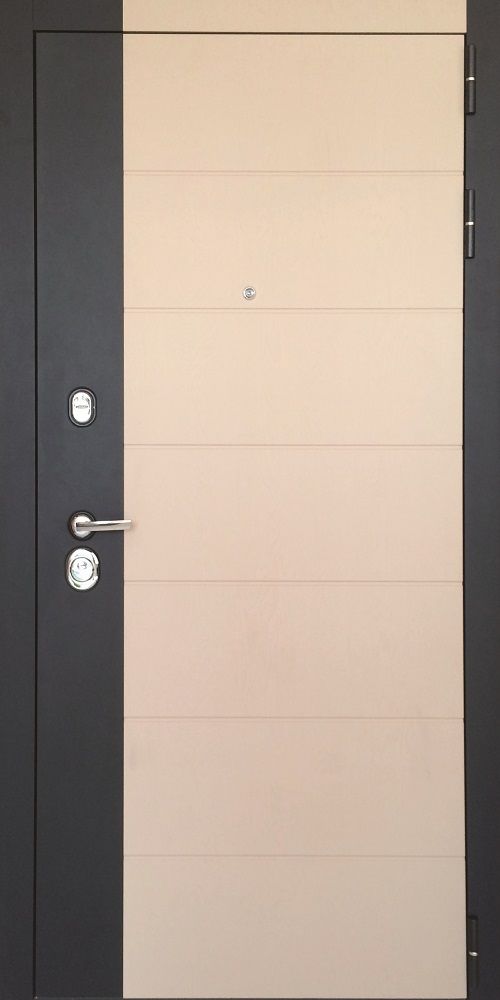 картинка Входная металлическая дверь Нова Ясень Латте - Ясень Белый магазин Дверкин 
