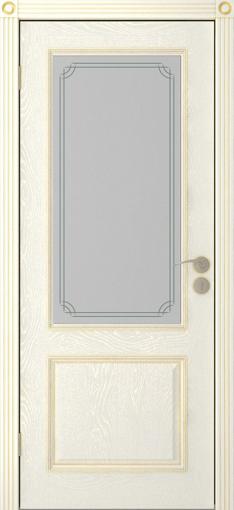 картинка Дверь межкомнатная крашенная Belwooddoors Шервуд ПО Эмаль крем от магазина Дверкин
