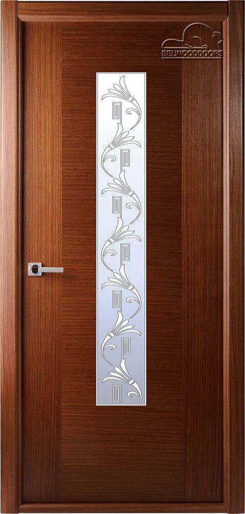 картинка Межкомнатная дверь файн-лайн Belwooddoors Классика Люкс Орех - Мателюкс от магазина Дверкин