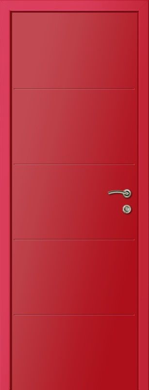 картинка Межкомнатная дверь KAPELLI multicolor Ф4Г RAL 3020 Красный магазин Дверкин 